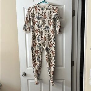 Carter's Cream Boys Onesie Robot Print